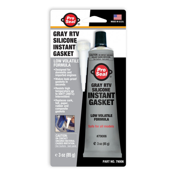 Gray RTV Silicone Instant Gasket
