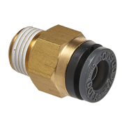 ABM220 | Straight Male Connector 1/4