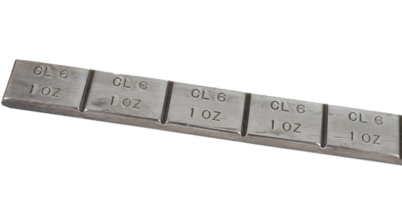 CL6 QUIKSTIK® Lead Adhesive Wheel Weights | 1oz Segments