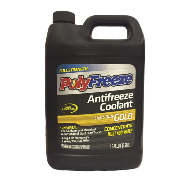 PolyFreeze™ Gold Light Duty Antifreeze Concentrate - 1 Gal.
