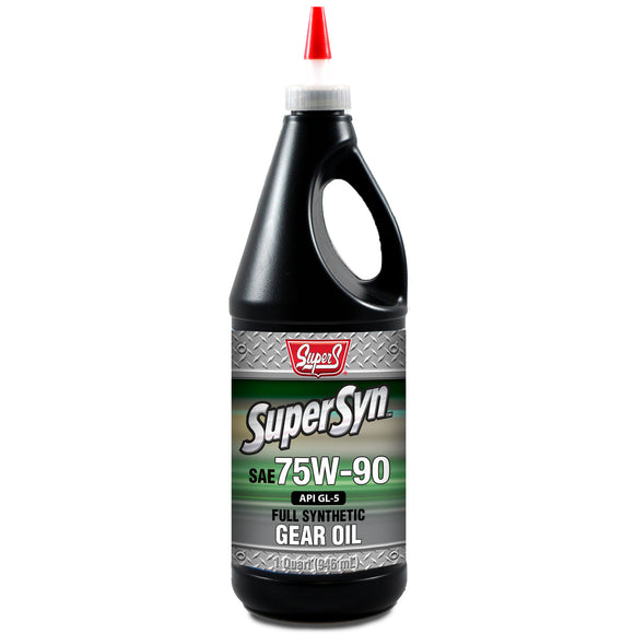 SuperS SuperSyn™ 75W-90 Synthetic Gear Oil - 1 Qt.