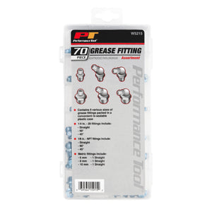 70 Pc Grease Fitting Assortment